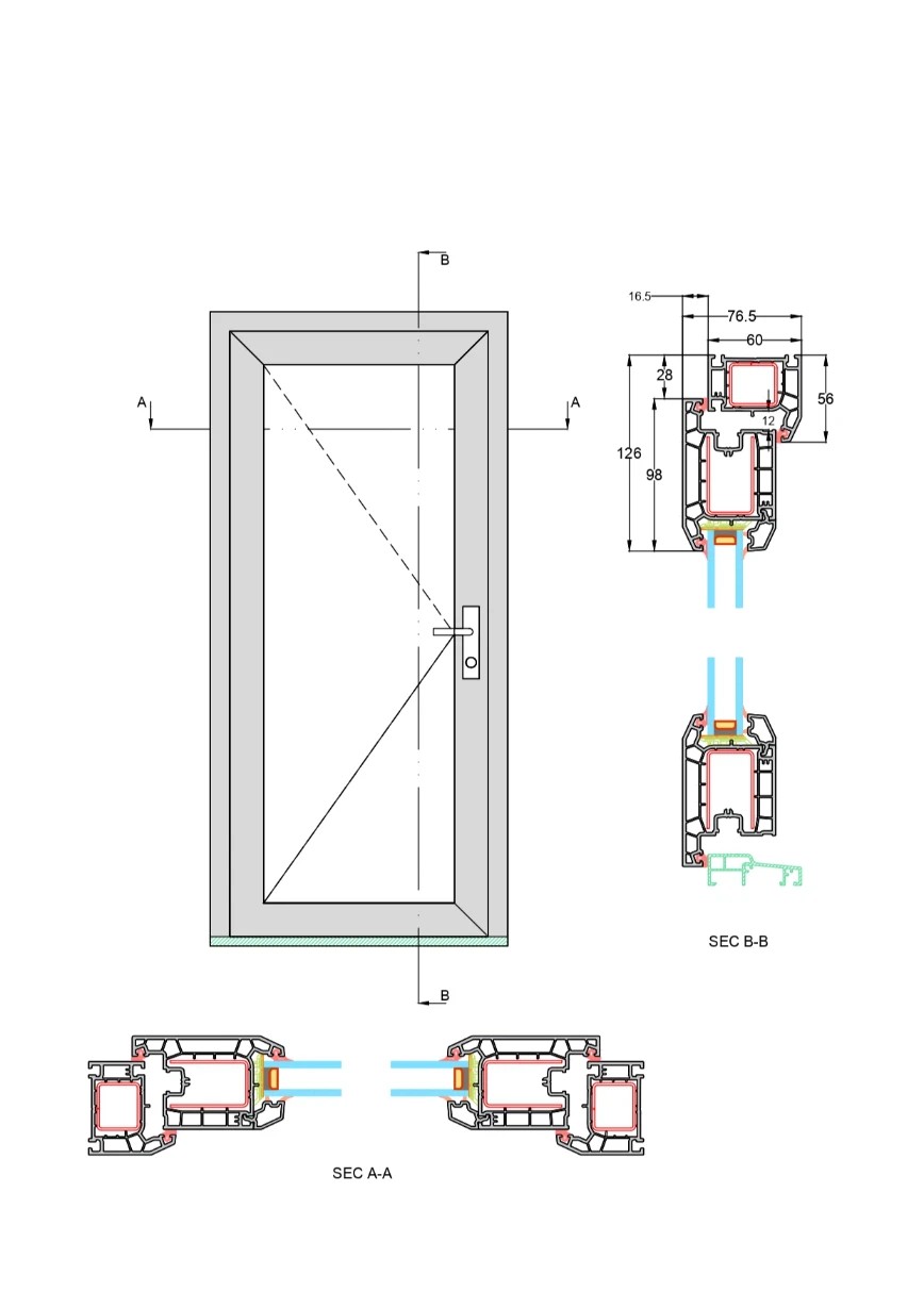Casement Door Profile