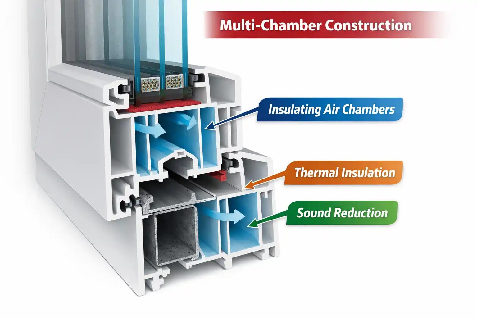 Multi-Chamber Door Profile